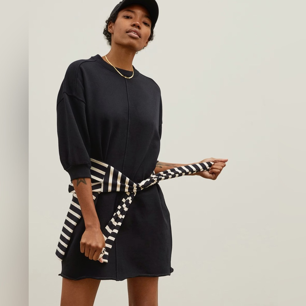 NEW Everlane Track Dress in Black